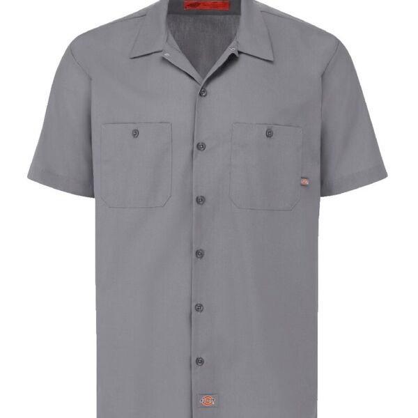 Industrial Short Sleeve Work Shirt - Long Sizes Thumbnail