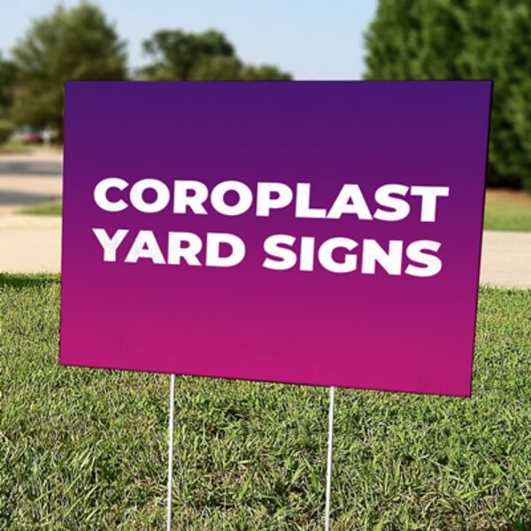 24” x 18” Coroplast Yard Signs Thumbnail