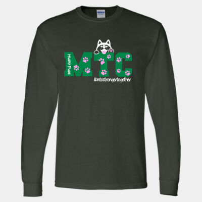 Adult DryBlend® 50/50 Long Sleeve T-Shirt full color logo Thumbnail