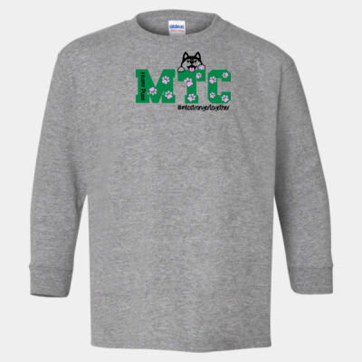 Youth Heavy Cotton™ Long Sleeve T-Shirt full color logo Thumbnail