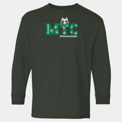 Youth Heavy Cotton™ Long Sleeve T-Shirt full color logo Thumbnail
